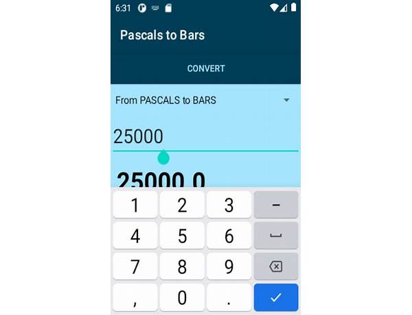 Pascals to Bars converter for Android - Download the APK from Habererciyes